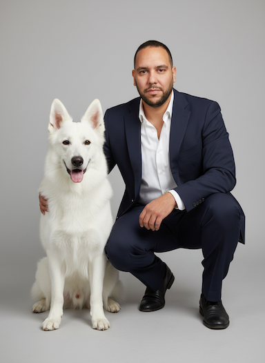 Selim Reggabi — Fondateur OWAG, SEO depuis 2011 et éleveur Berger Blanc Suisse à Bloodreina