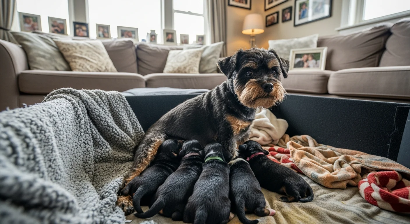 Installations intérieures de l'élevage de Affenpinscher