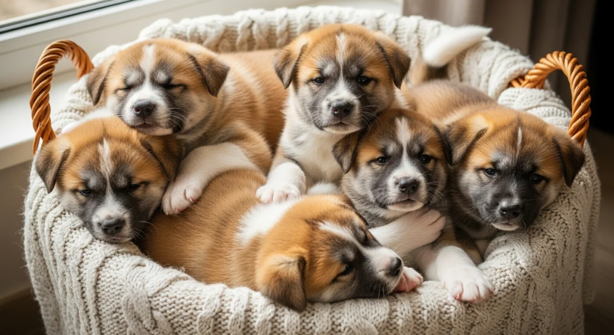 Chiot Akita Américain