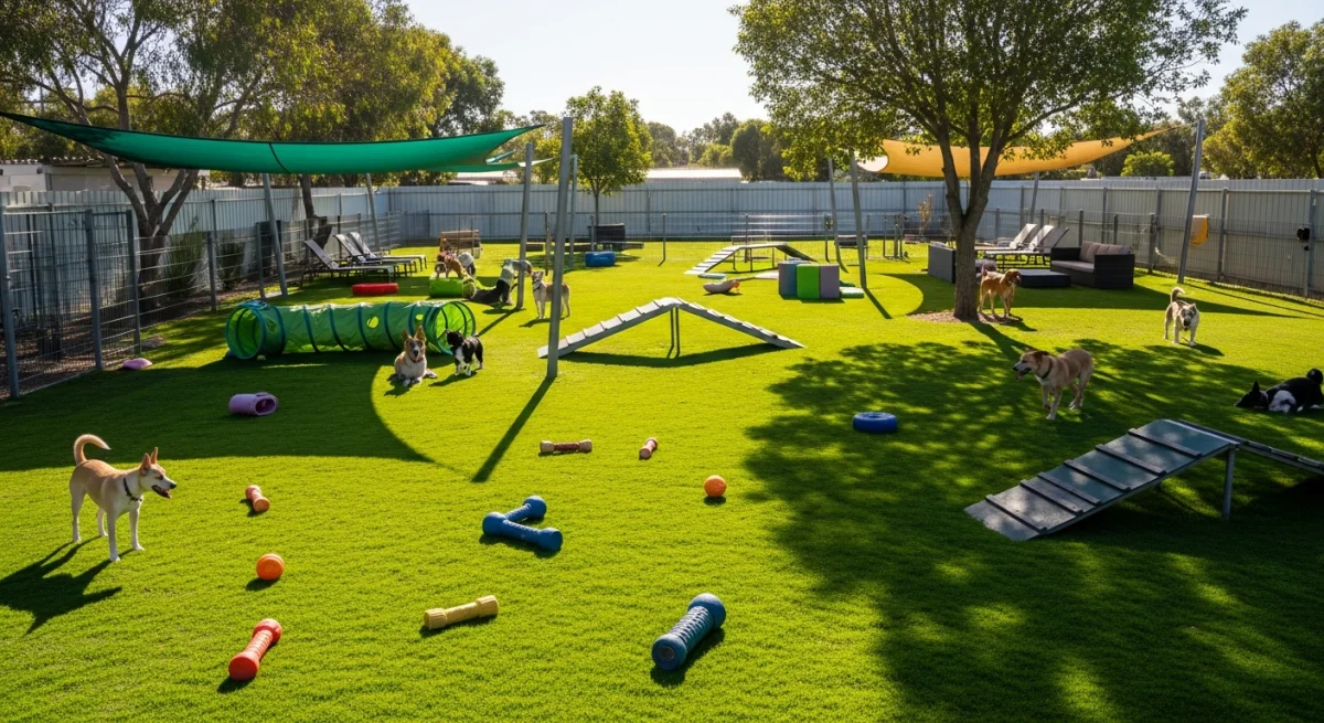 Installations extérieures de l'élevage de Anglo Français De Petite Vénerie