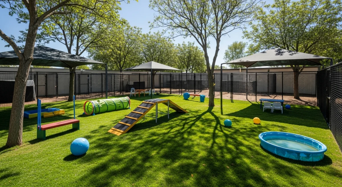 Installations extérieures de l'élevage de Bangkaew De Thaïlande