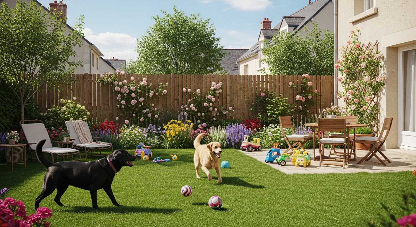 Installations extérieures de l'élevage de Barbet