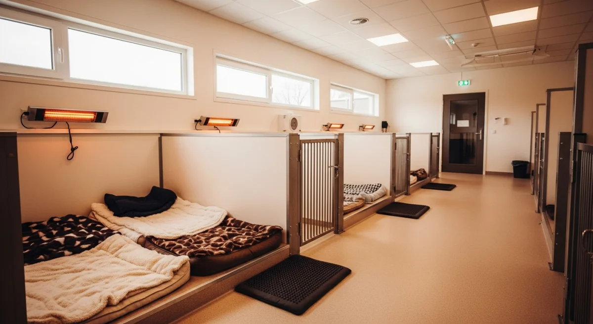 Installations intérieures de l'élevage de Basset Fauve De Bretagne