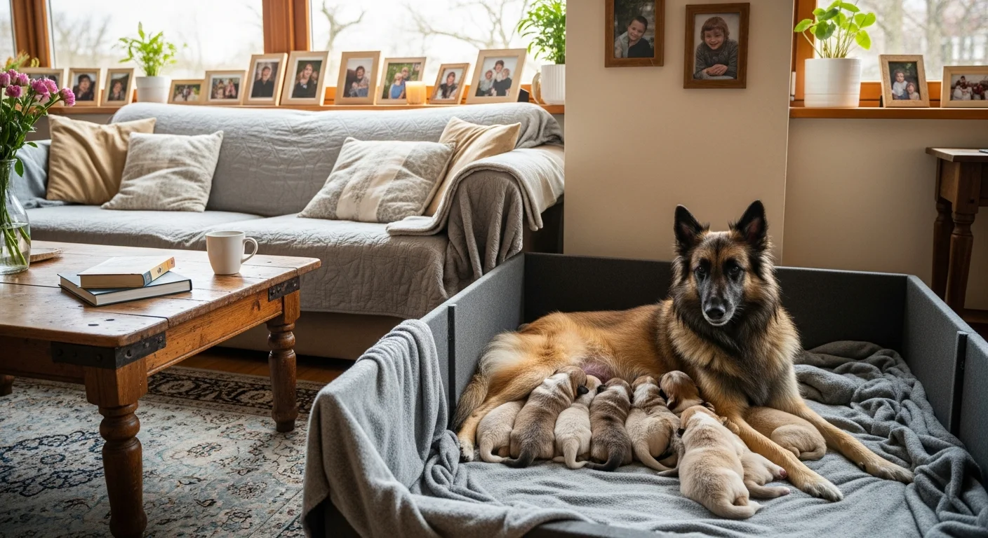 Installations intérieures de l'élevage de Berger Belge Tervueren