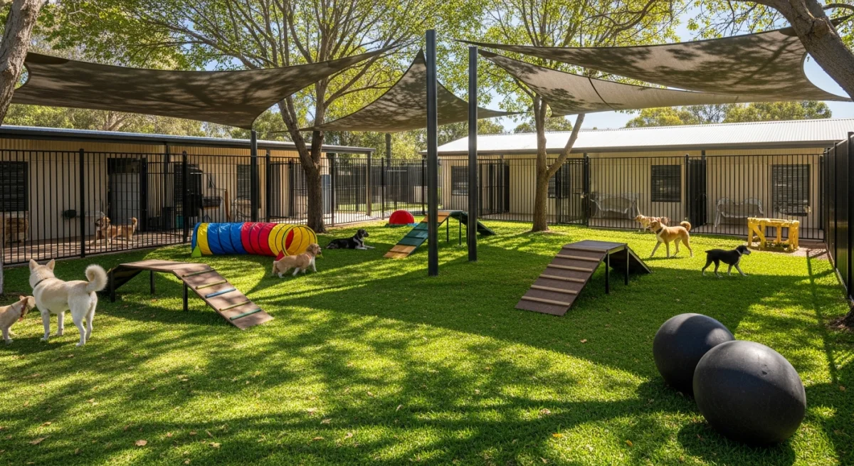 Installations extérieures de l'élevage de Berger Des Abruzzes Et De Maremme