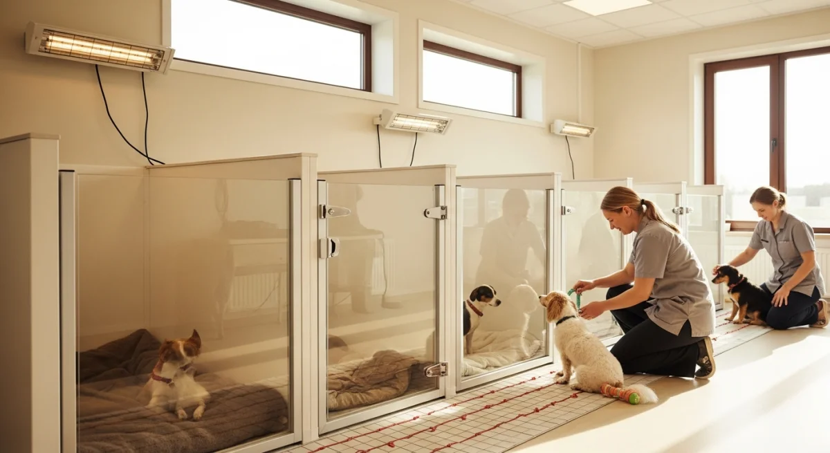 Installations intérieures de l'élevage de Berger Des Abruzzes Et De Maremme