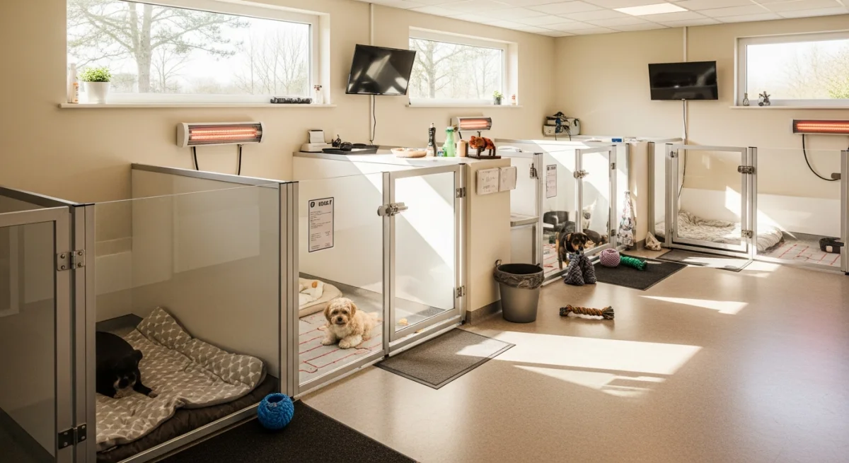 Installations intérieures de l'élevage de Berger Des Alpes Et De Savoie