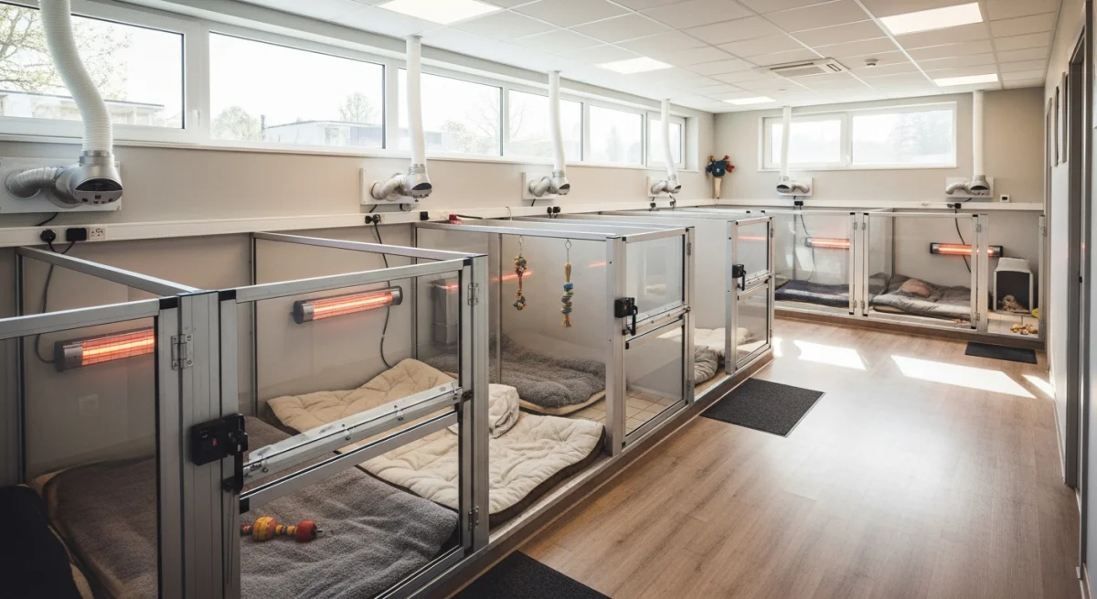 Installations intérieures de l'élevage de Berger Polonais De Plaine