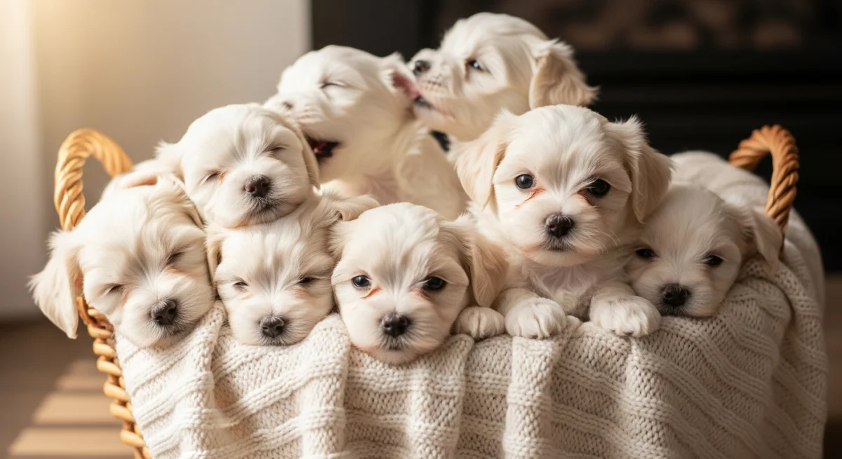 Chiot Bichon Maltais