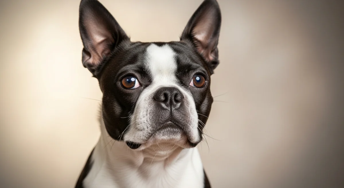 Portrait Boston Terrier