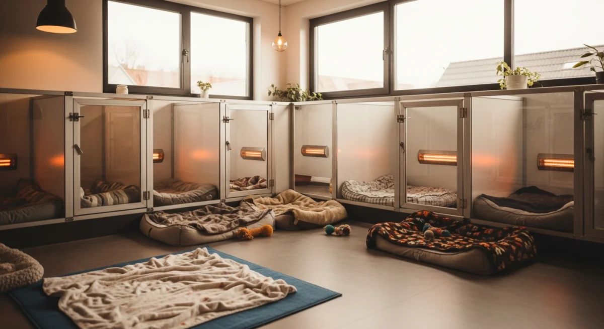 Installations intérieures de l'élevage de Bouvier Daustralie