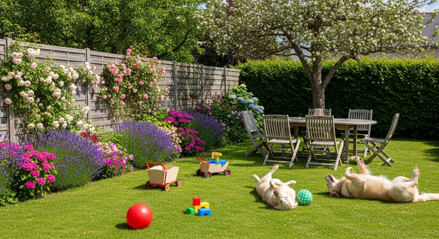 Installations extérieures de l'élevage de Bouvier Des Flandres