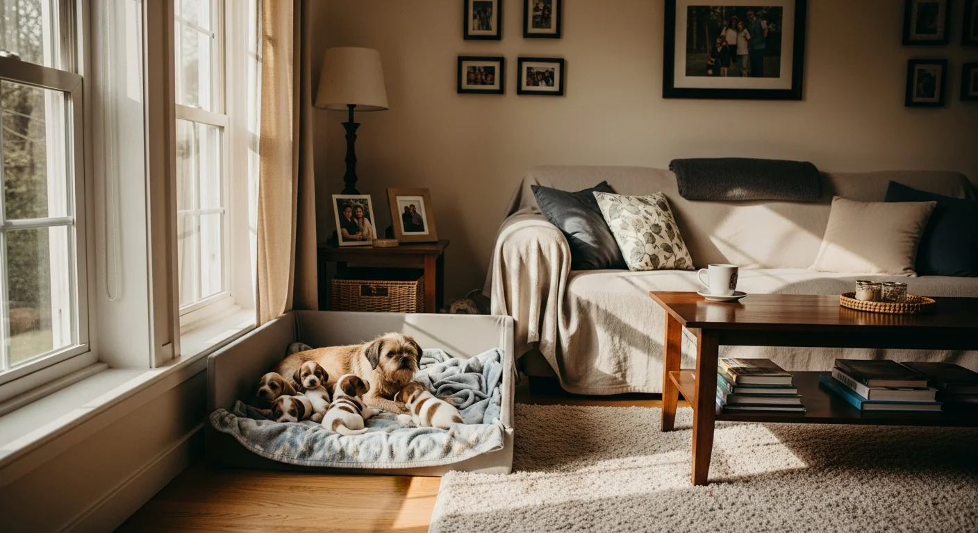 Installations intérieures de l'élevage de Briquet Griffon Vendéen