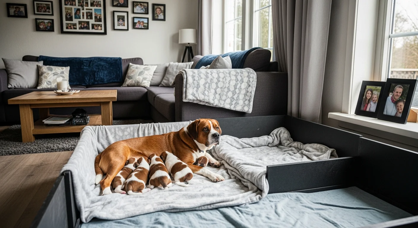 Installations intérieures de l'élevage de Bruno Saint-hubert Français