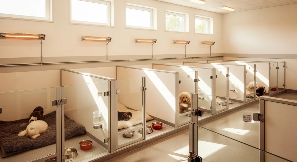 Installations intérieures de l'élevage de Cairn Terrier