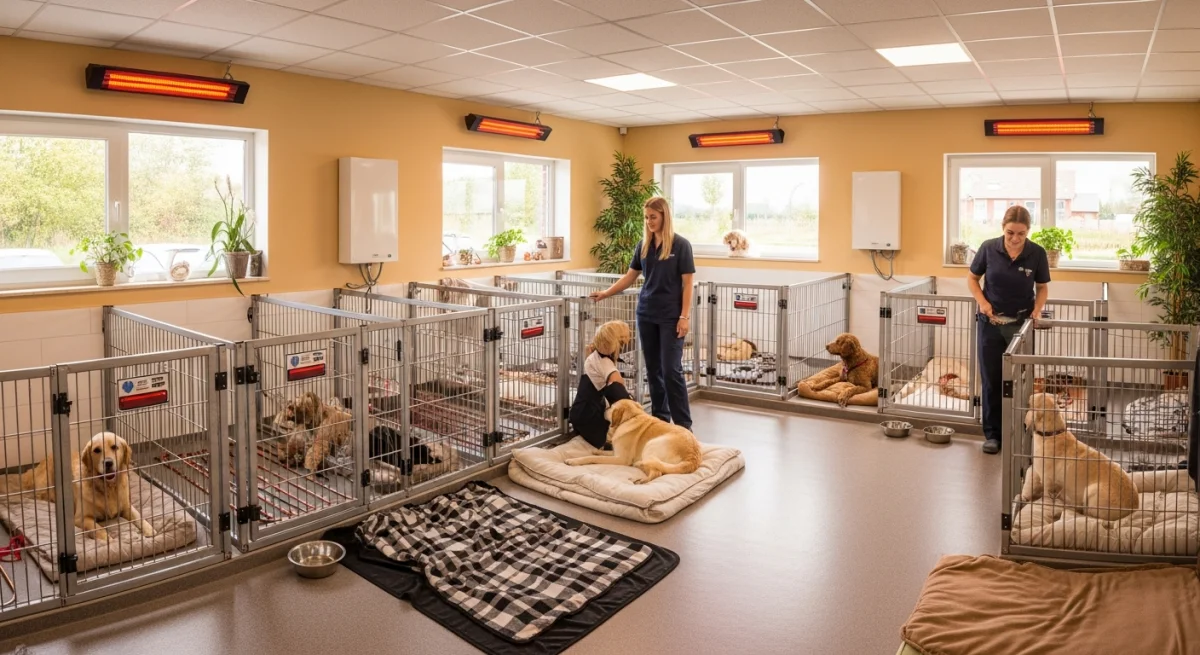 Installations intérieures de l'élevage de Cane Corso