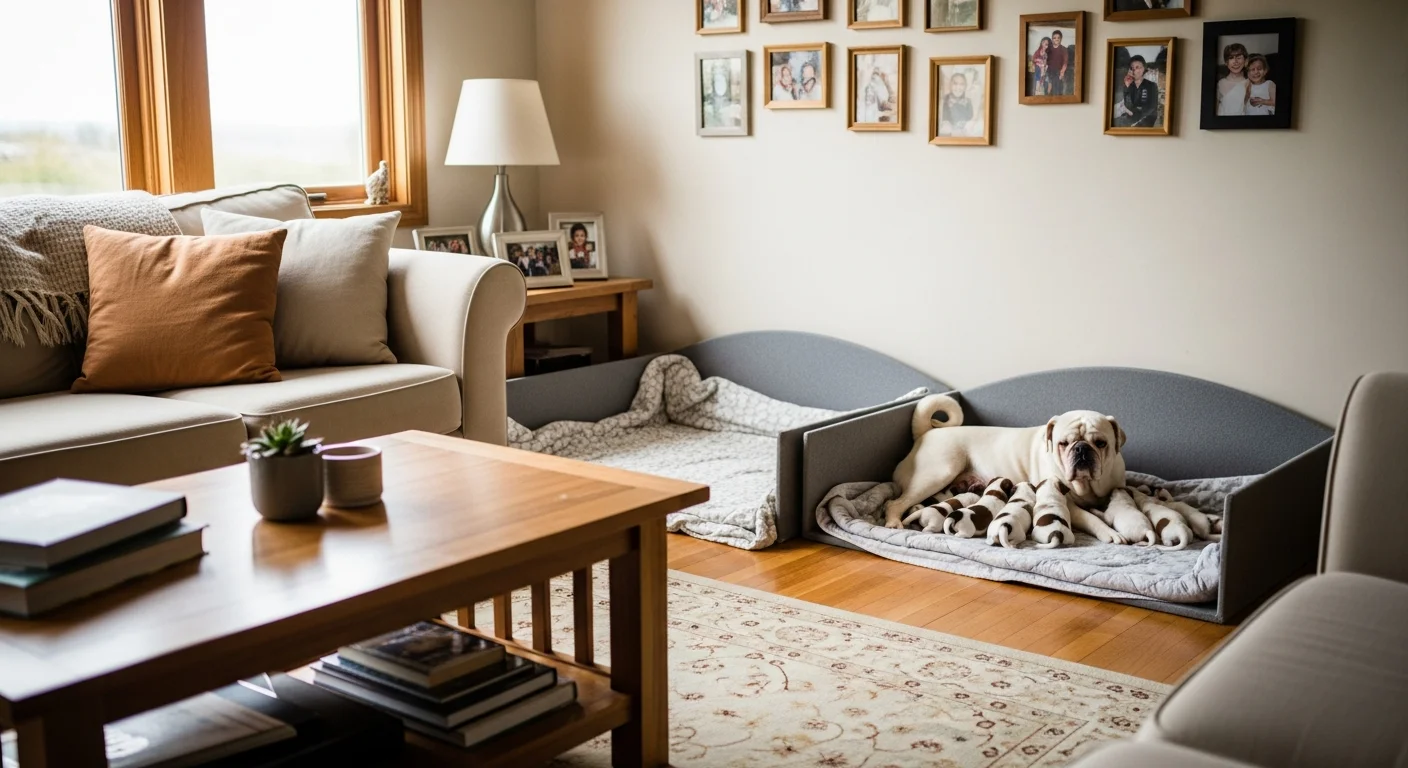 Installations intérieures de l'élevage de Carlin