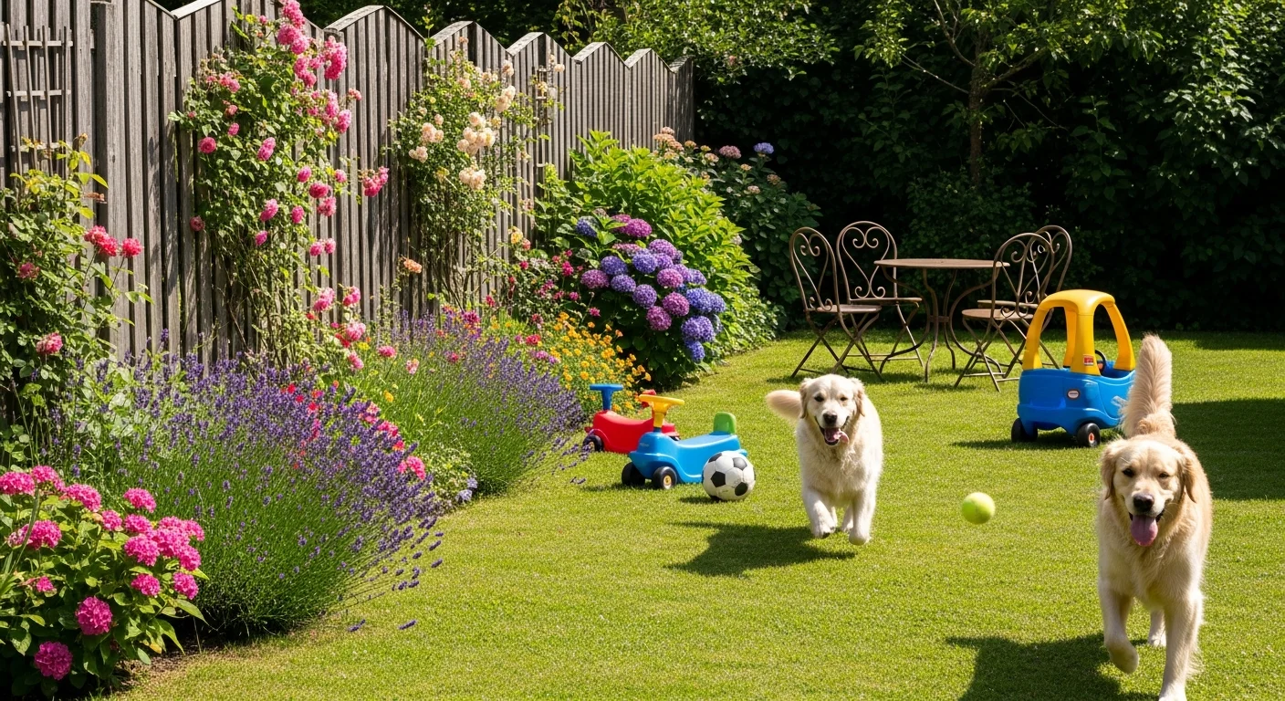 Installations extérieures de l'élevage de Chien De Berger De Boheme