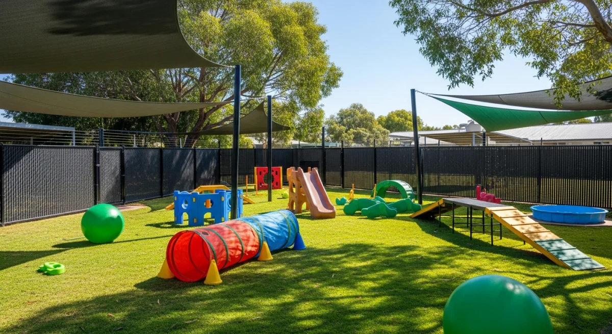 Installations extérieures de l'élevage de Chien De Montagne Des Pyrénées