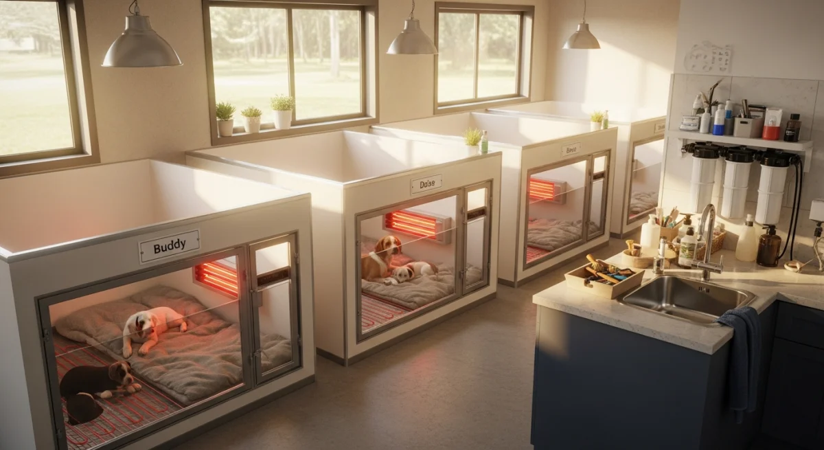 Installations intérieures de l'élevage de Chien Du Pharaon