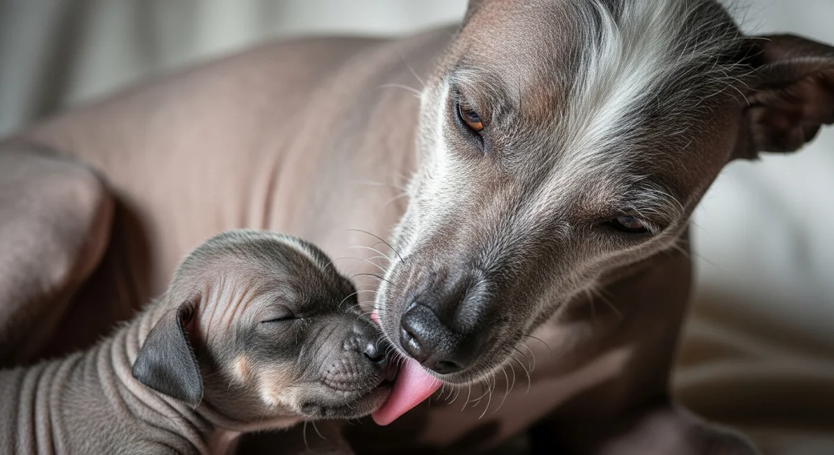 Chiot Chien Nu Du Pérou