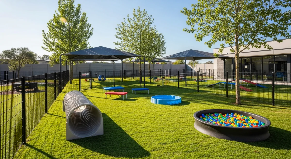 Installations extérieures de l'élevage de Colley À Poil Court