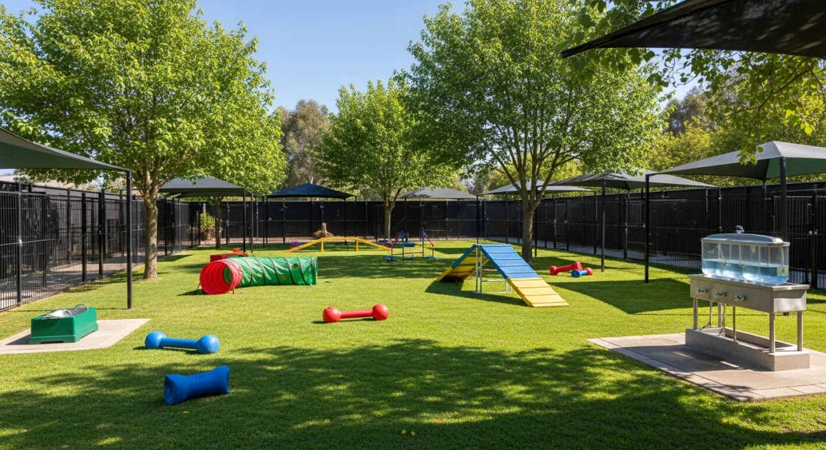 Installations extérieures de l'élevage de Cursinu