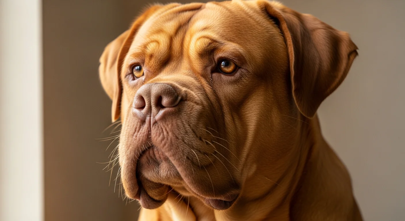 Portrait Dogue De Bordeaux