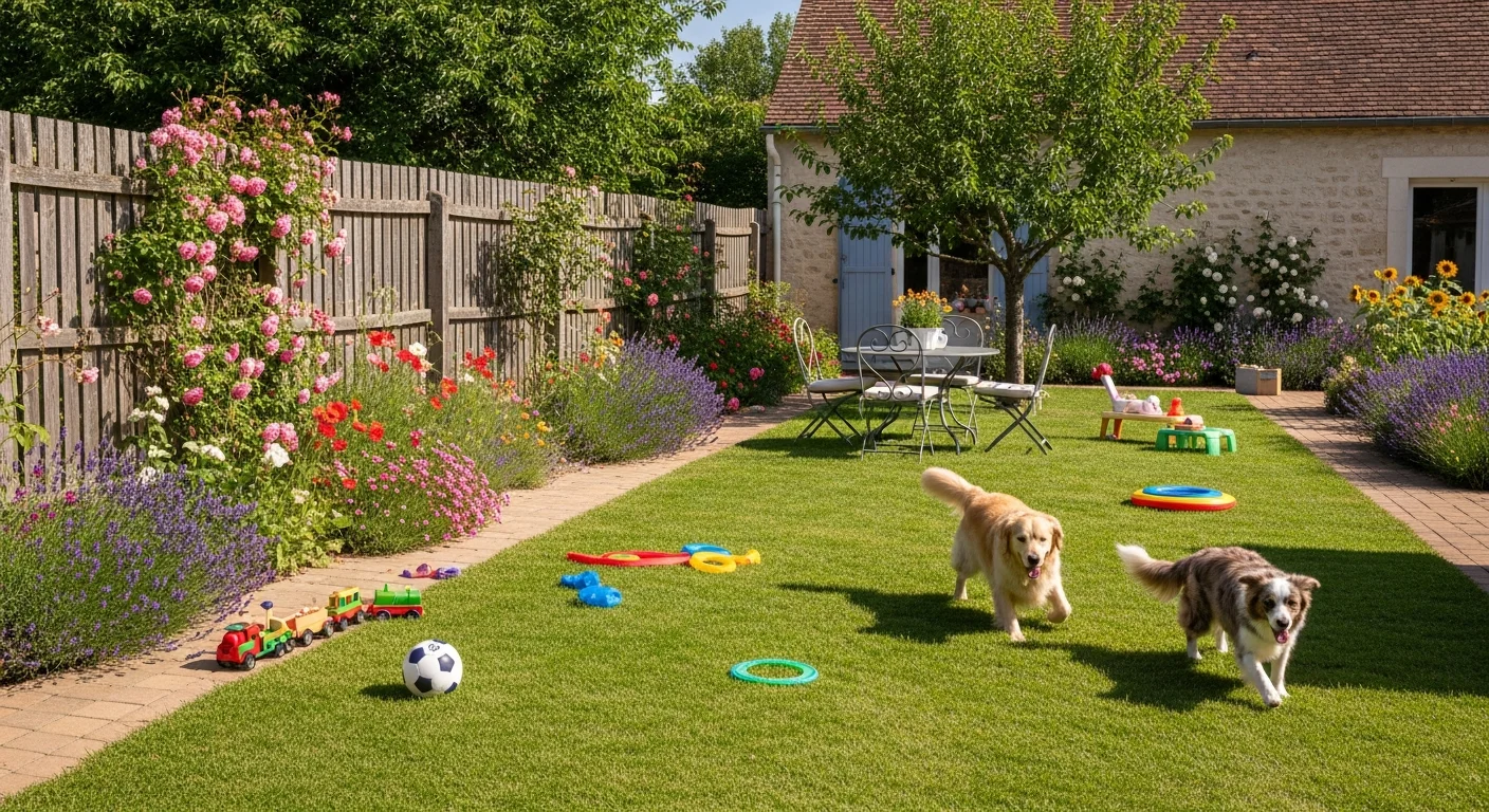 Installations extérieures de l'élevage de Dogue De Bordeaux