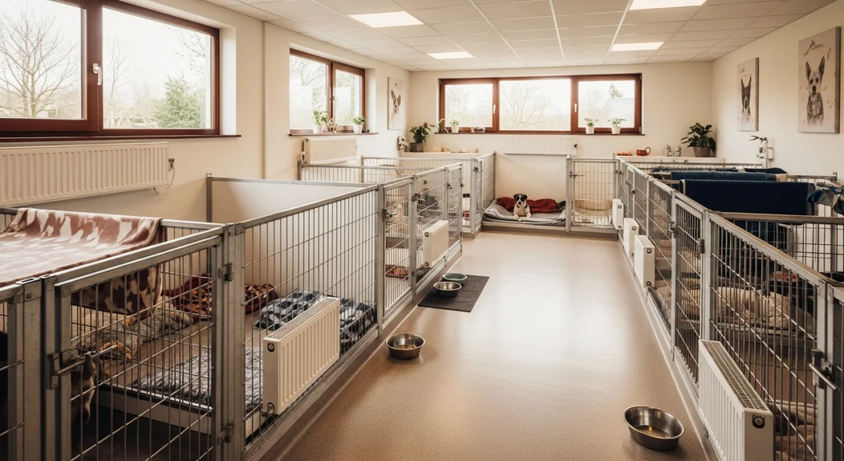 Installations intérieures de l'élevage de Dogue De Bordeaux