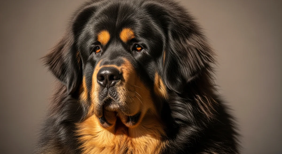 Portrait Dogue Du Tibet