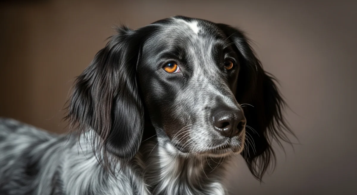 Portrait Épagneul Bleu De Picardie