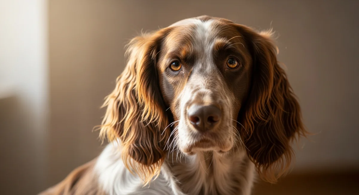 Portrait Épagneul De Pont Audemer