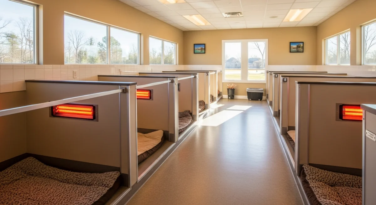 Installations intérieures de l'élevage de Épagneul De Saint-usuge