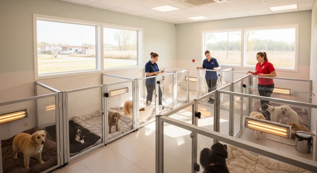 Installations intérieures de l'élevage de Épagneul Nain Continental