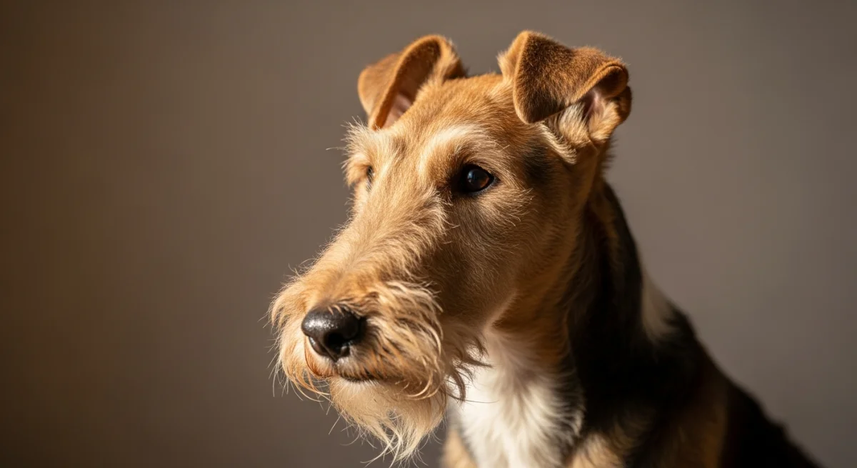 Portrait Fox Terrier À Poil Dur