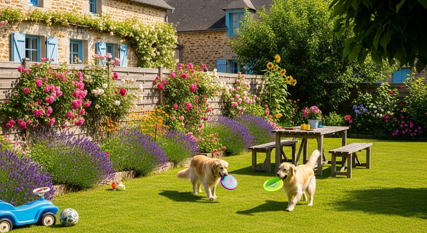 Installations extérieures de l'élevage de Fox Terrier À Poil Dur