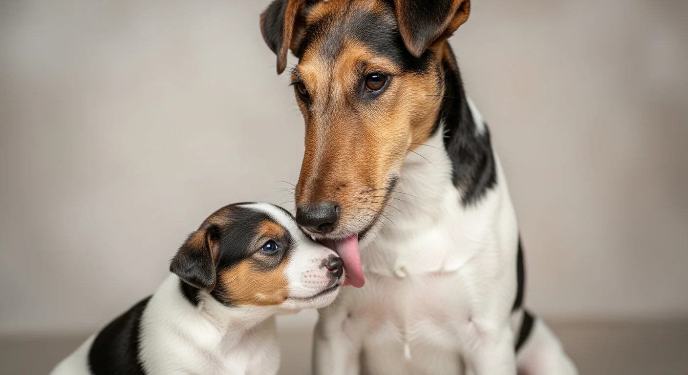 Chiot Fox Terrier À Poil Lisse