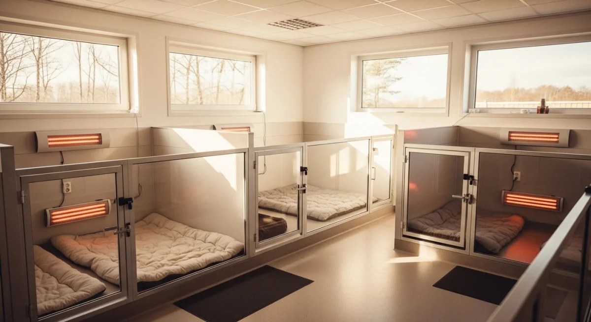 Installations intérieures de l'élevage de Galgo Espagnol