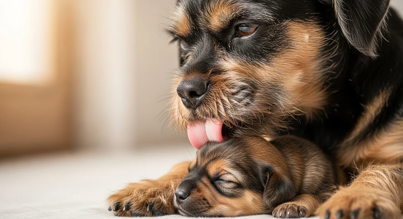 Chiot Griffon Darrêt À Poil Dur Korthals