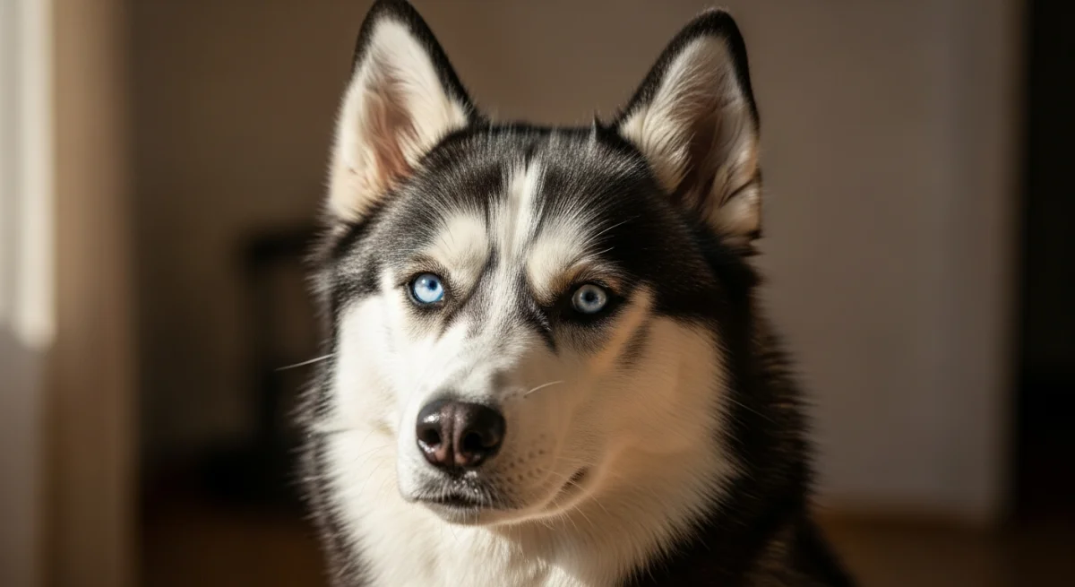Portrait Husky De Sibérie