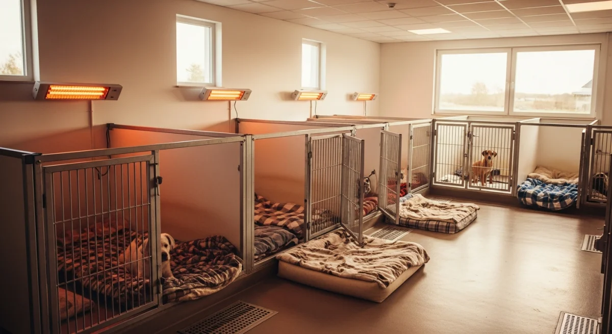 Installations intérieures de l'élevage de Lévrier Afghan