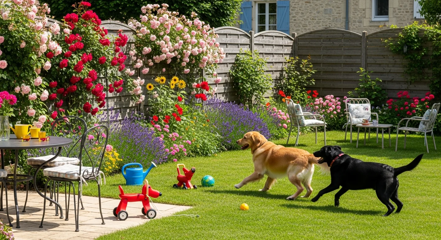 Installations extérieures de l'élevage de Magyar Agar