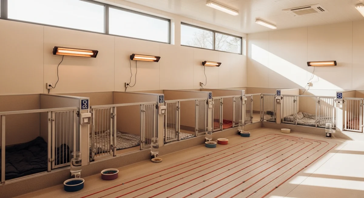 Installations intérieures de l'élevage de Mâtin Des Pyrénées