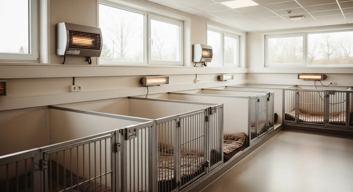 Installations intérieures de l'élevage de Mâtin Espagnol