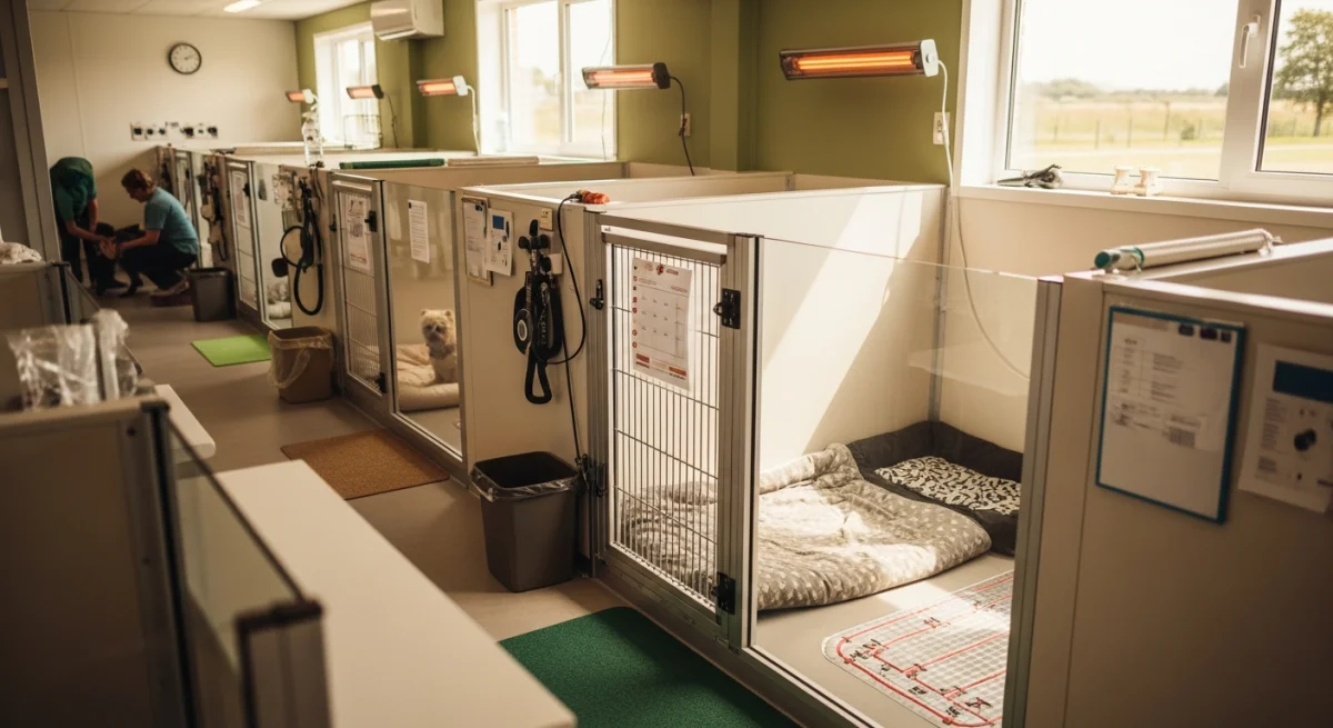 Installations intérieures de l'élevage de Mudi