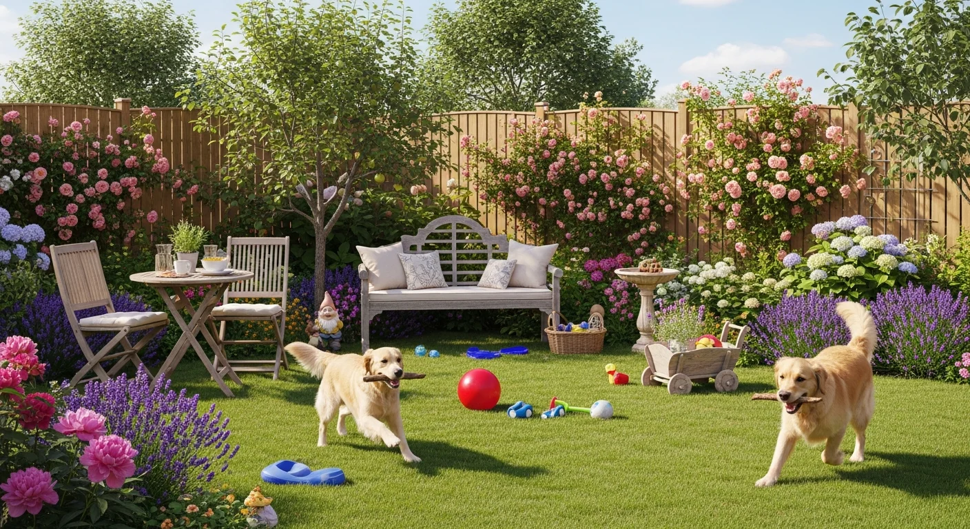 Installations extérieures de l'élevage de Norfolk Terrier