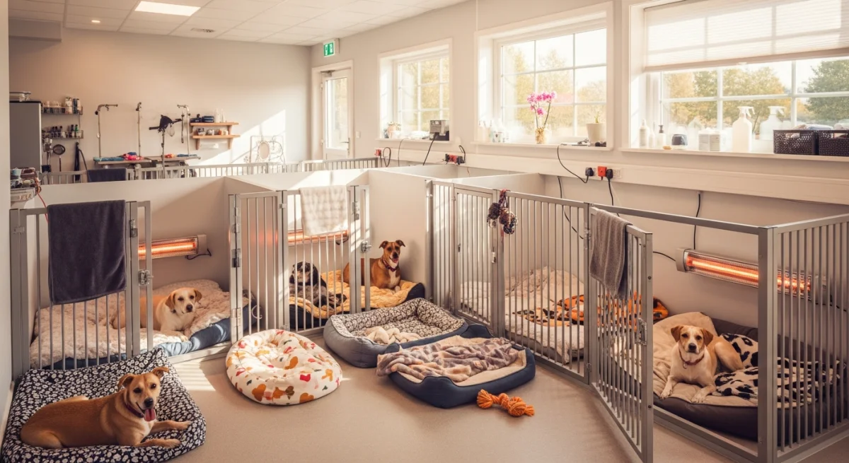 Installations intérieures de l'élevage de Pinscher Nain