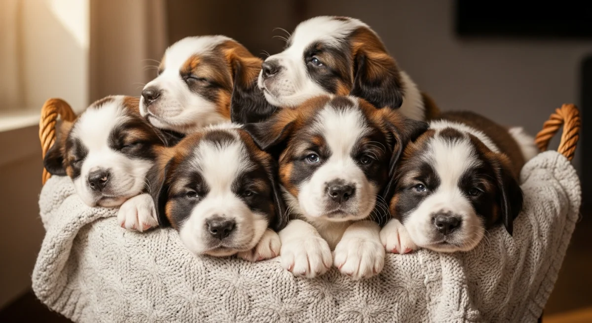 Chiot Saint Bernard