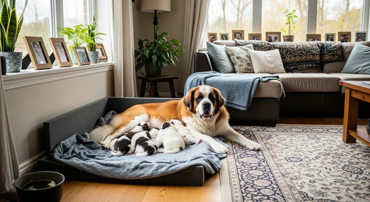 Installations intérieures de l'élevage de Saint Bernard